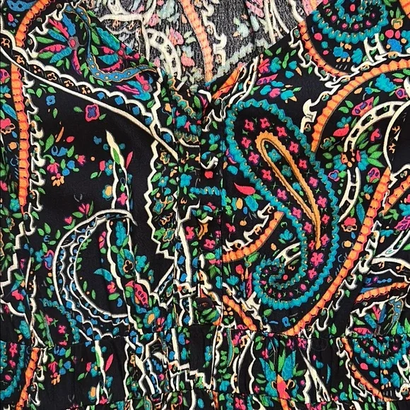 AnthropologiesMaeve Colorful Paisley Long Sleeve Dress - Picture 7 of 7